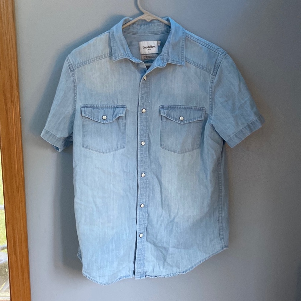 Denim Collared Shirt
